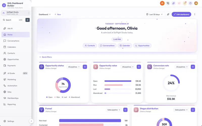 Lumen template preview